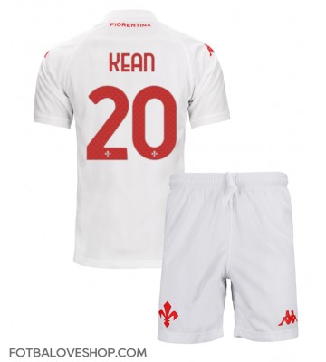 Fiorentina Moise Kean #20 Dětské Venkovní Dres 2024-25 Krátký Rukáv (+ trenýrky)